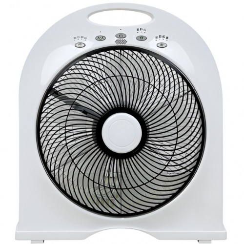 Ventilador de Mesa con Asa 4 Velocidades 12 Pulgadas Blanco, Mayoreo VEN16