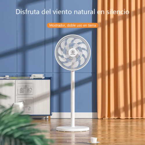 Ventilador de pie altura ajustable con 10 Aspas 3 Velocidades, Mayoreo VEN20