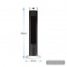 Ventilador de torre silencioso regulable 3 velocidades negro venta al por mayor VEN23