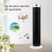 Ventilador de torre silencioso regulable 3 velocidades negro venta al por mayor VEN23