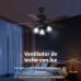 Ventilador De Techo Madera Moderno Control Remoto 5 Aspas VEN33