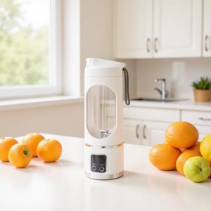 Vaso exprimidor portátil eléctrico ideal para jugos naturales. Diseño compacto y práctico para uso diario o viaje. Venta por mayoreo