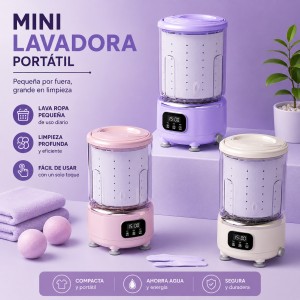 Mini lavadora portátil por mayoreo