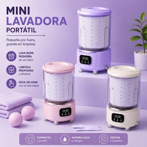 Mini lavadora portátil por mayoreo