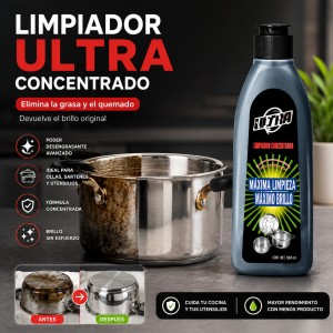 Limpiador Ultra Concentrado para Ollas y Sartenes por mayoreo