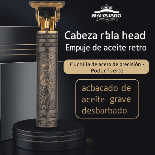 Máquina cortapelo profesional recargable USB con cuchilla de acero y 4 peines de guía venta al por mayor  W-DD-456