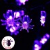 Guirnalda LED decorativa con arañas – Luz roja – Halloween – 6x5 cm – Mayoreo