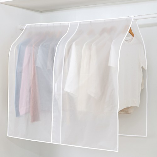 Funda protectora para ropa transparente impermeable y antipolvo, ideal para guardar y organizar prendas colgadas, venta por mayoreo W-EYFH5238