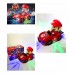 Juguete carrito de Mario con efectos de sonido, luz y spray W-FCWJ2646