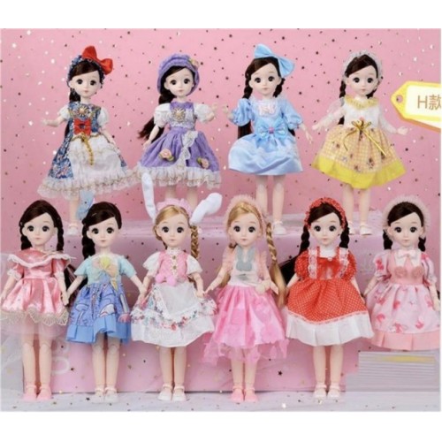 Muñeca para niñas 30cm (12 pulgadas) Ideal para juego creativo, colección y regalo para niñas. Venta por mayoreo W-FZBW2829.