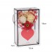 Caja de regalo de mano con ramo de flores para San Valentin W-H026