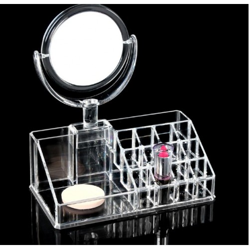 Organizador de Cosmético transparente , caja de almacenamiento W-HH-342