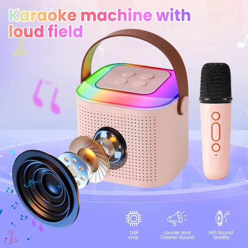 Bocina altavoz bluetooth Y1 con microfono único para karaoke W-HH-425