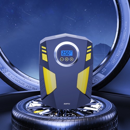 Compresor de aire portátil digital para auto y moto con pantalla LED, inflador eléctrico de neumáticos, W-HH-491, venta por mayoreo