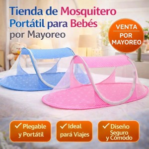 Mosquitero Portátil Plegable para Bebé por Mayoreo W-HYE2811