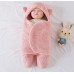 Saco de dormir para bebes de felpa engrosado  de otoño e invierno W-HYEY8052