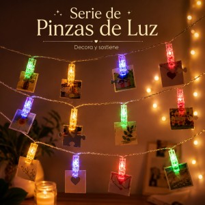 Serie de Pinzas de Luz LED para Fotos 3 m por Mayoreo