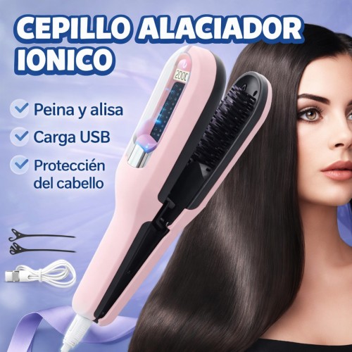 Cepillo Alaciador Recargable USB por Mayoreo W-MMZG3195