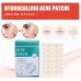 Parche facial de acné hidrocoloide invisible de 72 piezas W-MQD6994