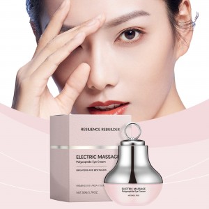 Crema para ojos de 50 g con aplicador de masaje eléctrico, ideal para el cuidado del contorno de ojos. Venta por mayoreo