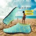 Par de zapatos calcetín transpirable y antideslizantes de varios estampados para playas y alberca W-RAQF550