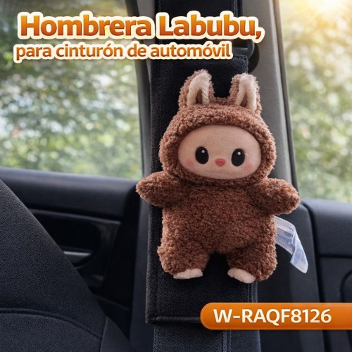 Hombrera Acolchonada Labubu para Cinturón de Automóvil Venta por Mayoreo W-RAQF8126