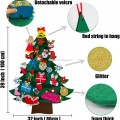 Este encantador árbol navideño de fieltro es la manera perfecta para que los niños participen en la decoración navideña de forma divertida y segura Venta al por mayor W-RSDY5406 