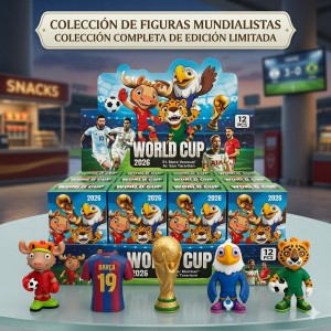 Figuras Sorpresa Mundial 2026 Coleccionables de Fútbol por Mayoreo W-RSJB8346
