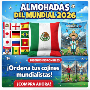 Funda de almohada decorativa 45x45 cm con diseño doble vista, ideal para decoración del hogar y venta por mayoreo. Venta por mayoreo W-RSJB8348