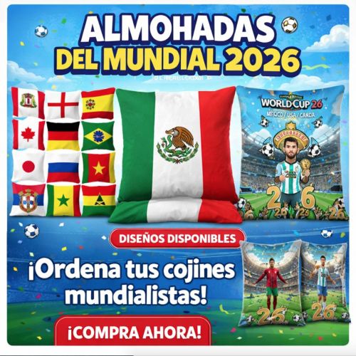 Funda de almohada decorativa 45x45 cm con diseño doble vista, ideal para decoración del hogar y venta por mayoreo. Venta por mayoreo W-RSJB8348