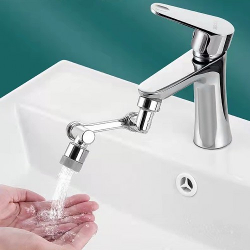 Grifo de brazo robótico giratorio universal 1080°, ideal para cocina y lavabo, diseño flexible facilita el lavado de platos, frutas y manos desde diferentes ángulos. Venta al por mayor W-RWJG2802 Grifo de brazo robótico giratorio universal 1080°, ideal para cocina y lavabo, diseño flexible facilita el lavado de platos, frutas y manos desde diferentes ángulos. Venta al por mayor W-RWJG2802