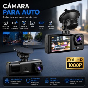 Cámara para auto Full HD 1080P por mayoreo