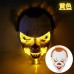 Máscara de payaso con luz LED neón – Multicolor – Terror Halloween – Mayoreo W-RWSY2538