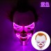 Máscara de payaso con luz LED neón – Multicolor – Terror Halloween – Mayoreo W-RWSY2538