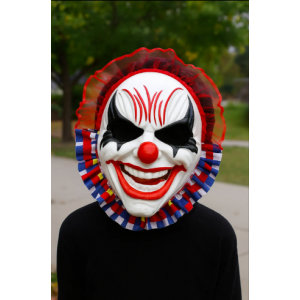 Máscara de Payaso Terror para  Halloween ideal para disfraces W-RW0572608 – Mayoreo 