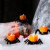 Vela LED con base de araña – Decoración Halloween – Luz cálida – Mayoreo W-RWSY6589