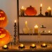 Vela LED con base de araña – Decoración Halloween – Luz cálida – Mayoreo W-RWSY6589