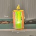 Set de 3 velas electrónicas con efecto holográfico y flama LED cálida  al por mayor W-RWSY6612
