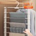 Gancho organizador con 7 tubos para colgar ropa y aumentar la capacidad del armario. Diseño plegable. Ideal para closets pequeños y orden en el hogar. Venta por mayoreo RYFJ8335