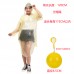 Impermeable desechable portátil en bola con gancho, poncho de lluvia ligero para viaje, emergencias, conciertos y exteriores, venta por mayoreo W-RYY8160-2