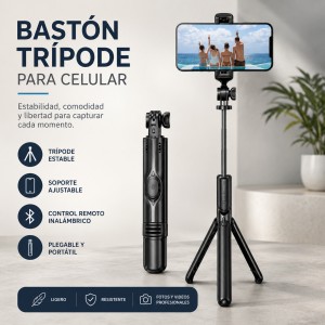Bastón Trípode para Celular por mayoreo
