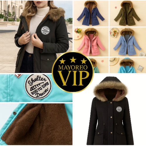 Luce moderna y protegida del frío con esta chamarra tipo parka para mujer, diseñada con materiales suaves, cálidos y resistentes. Venta al por mayor W-TMF6767 Luce moderna y protegida del frío con esta chamarra tipo parka para mujer, diseñada con materiales suaves, cálidos y resistentes. Venta al por mayor W-TMF6767