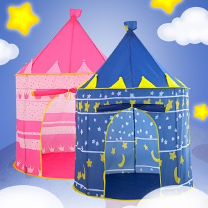 Casita infantil tipo castillo para niños, ideal para juego y diversión en casa. Diseño llamativo y decorativo. or Mayoreo M10480-2