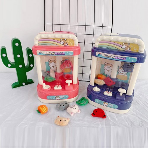 Máquina de garra mediana, juguete interactivo infantil, diseño colorido, con luces y sonidos, ideal para premios pequeños, venta al por mayor, WJ-1329