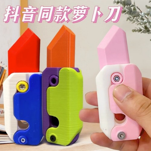 Cúter plástico compacto, punta redondeada, diseño colorido, 7.3 cm, antiestrés, seguro para oficina y hogar, venta al por mayor, WJ-1336