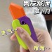 Cúter plástico compacto, punta redondeada, diseño colorido, 7.3 cm, antiestrés, seguro para oficina y hogar, venta al por mayor, WJ-1336