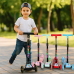 Patín Scooter para niños con luces LED plegable y ajustable. Dibujos animados. Venta por mayoreo WJ-1337