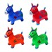 Caballito inflable tipo saltarín para niños, fabricado en PVC. Ideal para jugar y mejorar el equilibrio. Colores surtidos. Venta al por mayor WJ-1386