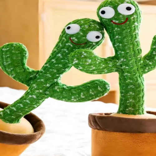 Cactus bailarín de peluche electrónico juguete para niños WJL-4111