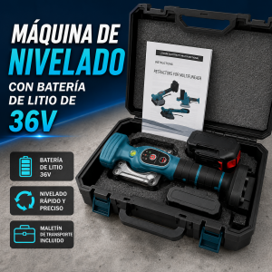 Máquina de nivelado con batería de litio de 36V, ideal para trabajos de instalación y ajuste. Venta por mayoreo
